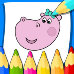 Hippo Coloring Book for Kids 1.0.4 MOD Unlimited Money