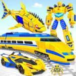 Shark Robot Car Transform Game 81 MOD Unlimited Money