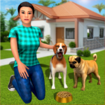 Pet Dog Family Adventure Games 1.07 MOD Unlimited Money