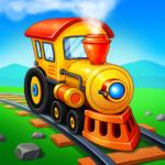 Train Games for Kids station 12.1.8 MOD Unlimited Money